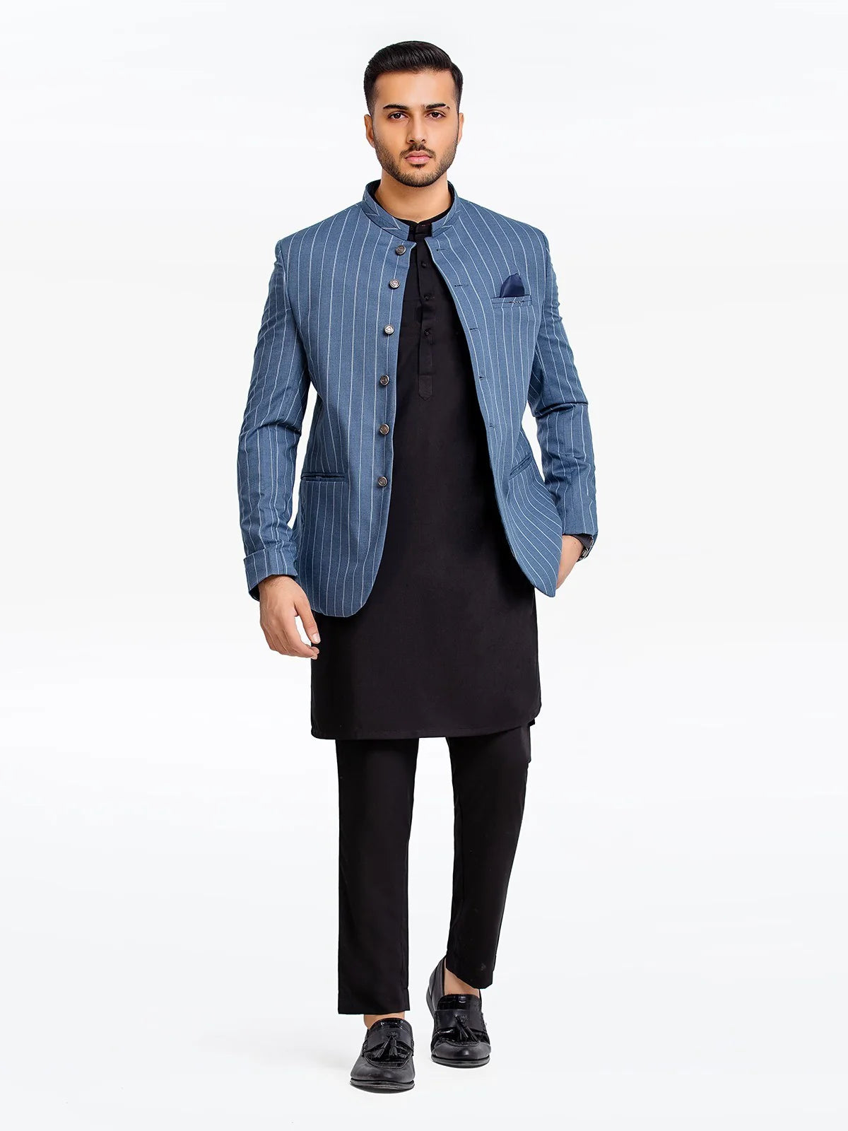 Men's Indigo Prince Coat