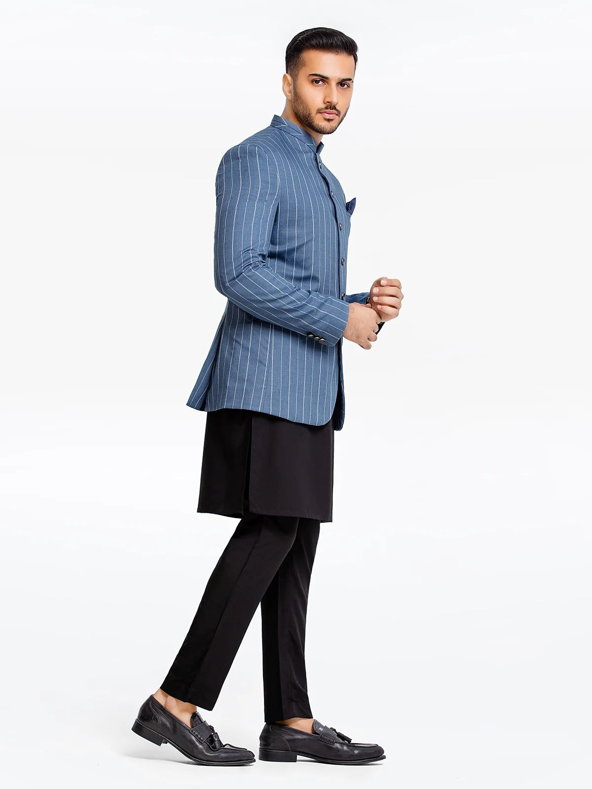 Men's Indigo Prince Coat