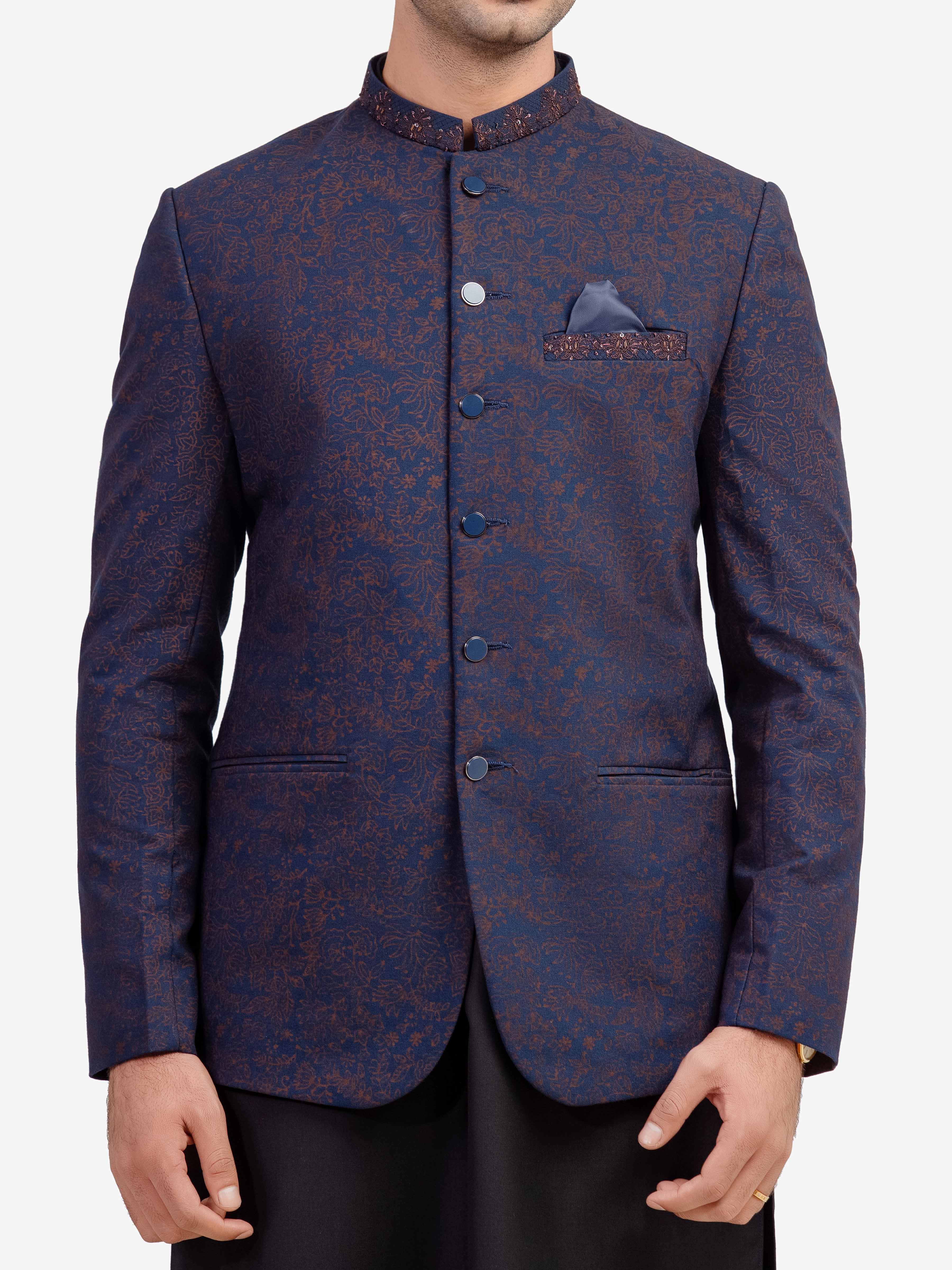 Men's Navy Prince Coat