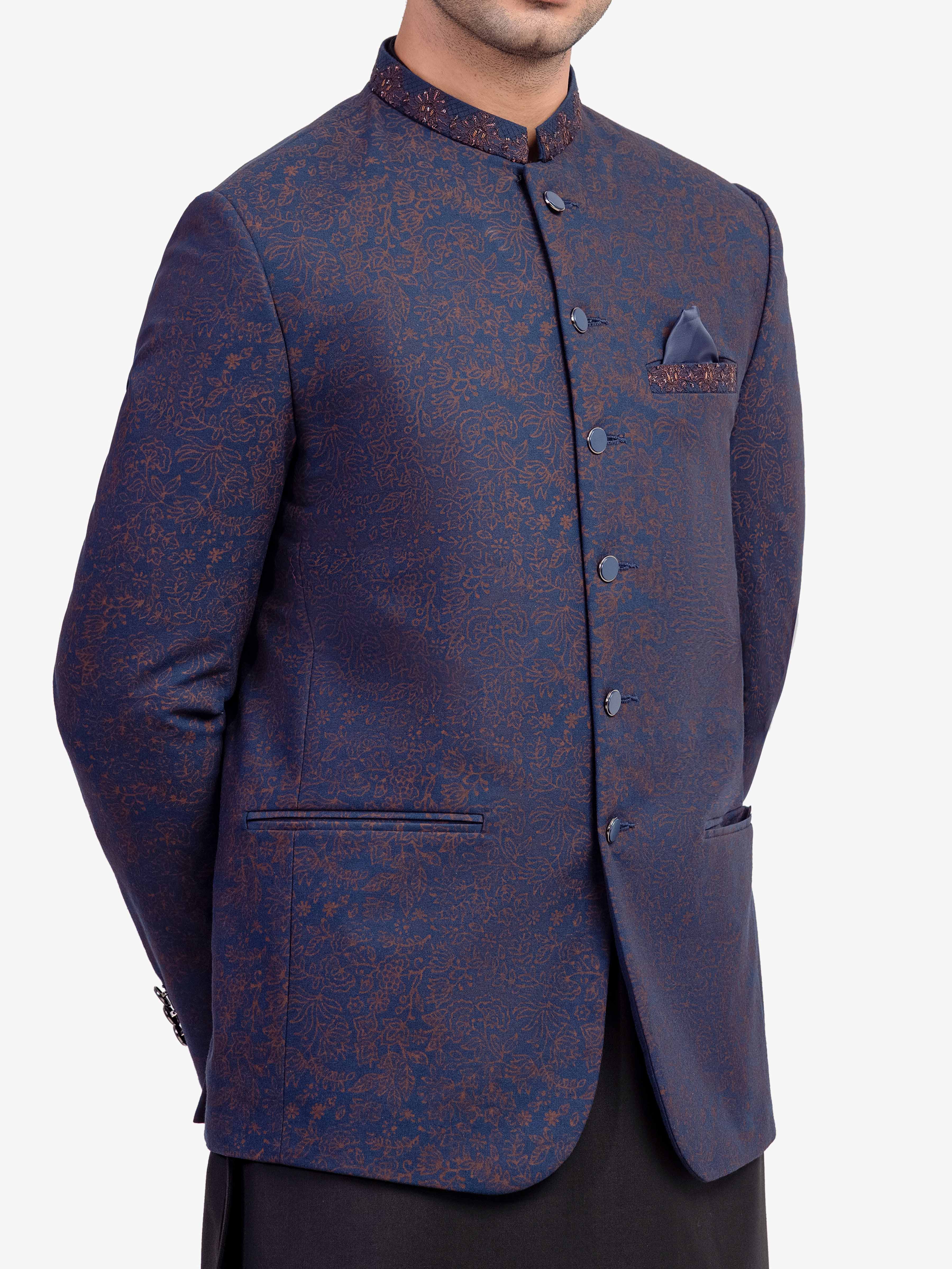 Men's Navy Prince Coat